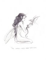 The fairy and her dragon