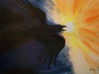 Raven stealing the sun