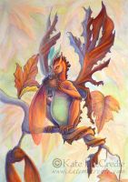 Maple leaf faery dragon.