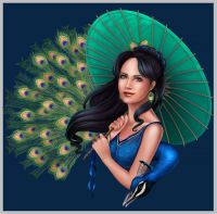 Peacock & Parasol