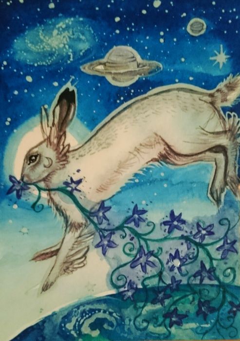 Space Hare  by Dawn Holliday