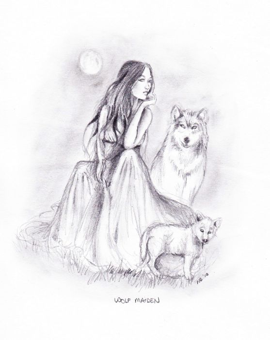 Wolf Maiden by Natacha Chohra