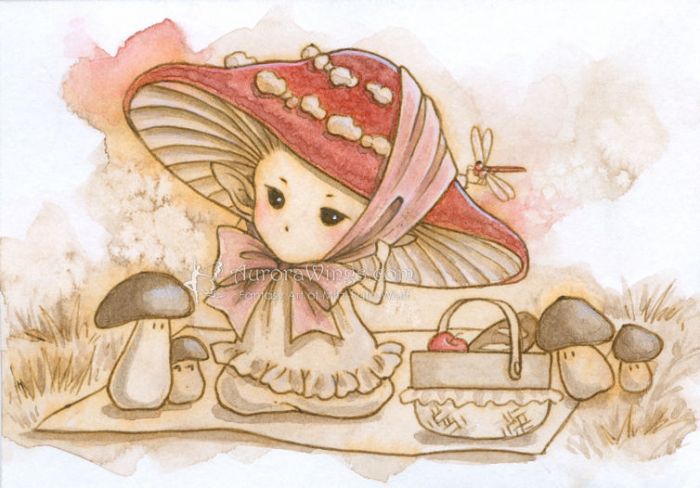 Little Miss Mushroom by Mitzi Sato-Wiuff
