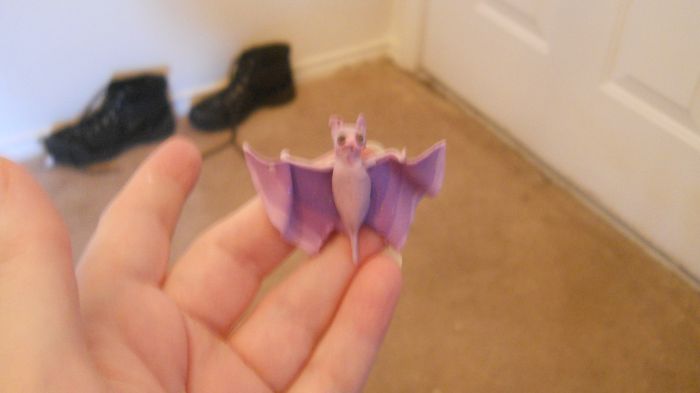 a bat made up for halloween by Tialilsa Chapman