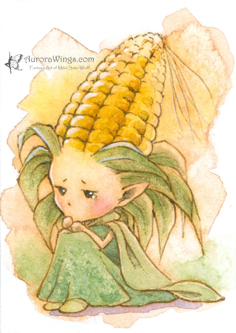 Forlorn Corn Sprite by Mitzi Sato-Wiuff