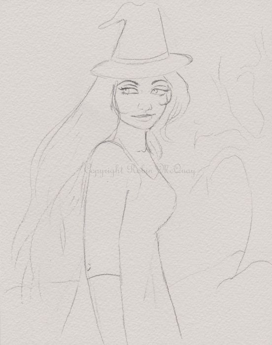 Winter witch by Robin McQuay