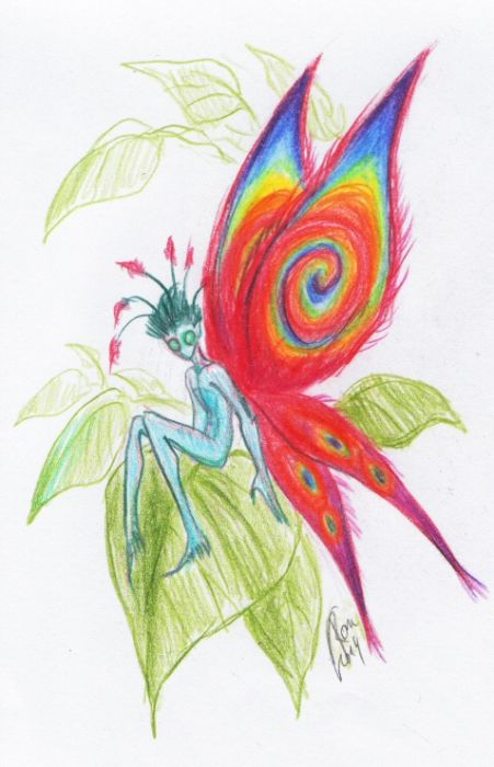 Rainbow Wings by K. Romanova