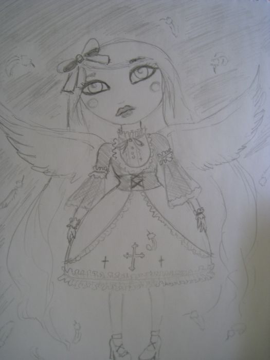 Gothic Lolita Angel by L.R  Taylor