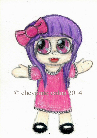 cute doll girl by Cheyenne Colna