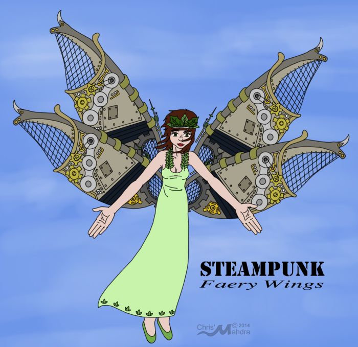 Steampunk Faery Wings by Mahdra