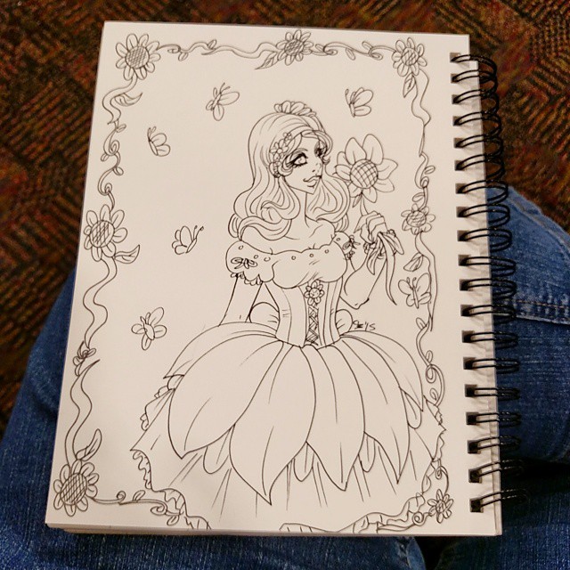 Sunflower Princess by Geeky Bat