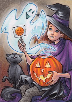 The Witch and The Haunted Pumpkin by Amy Anderson