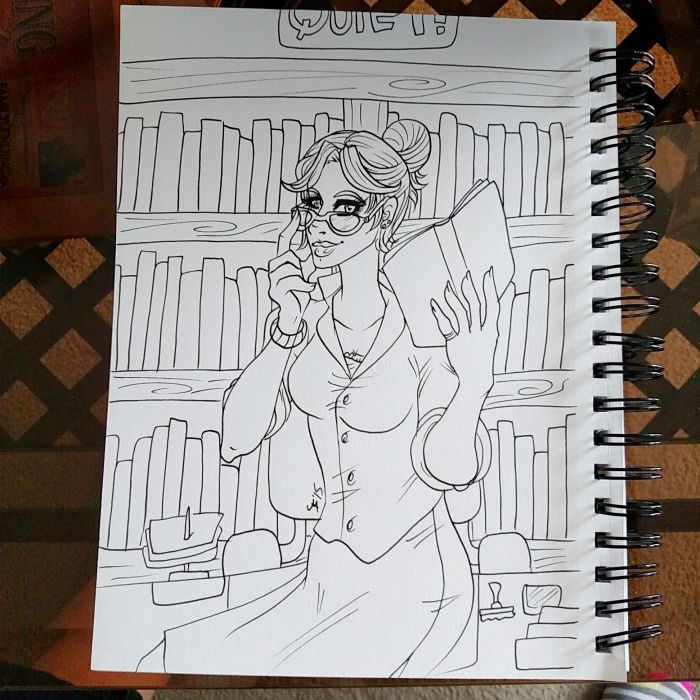 Librarian by Geeky Bat