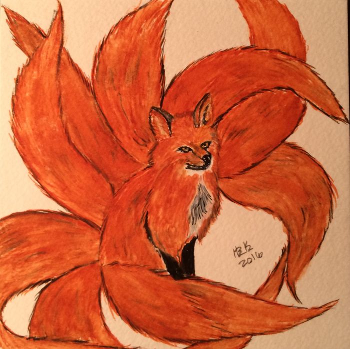Nine Tailed Fox by Heather Kilgore.