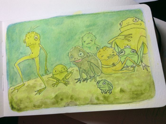 Little green creatures  by Natta