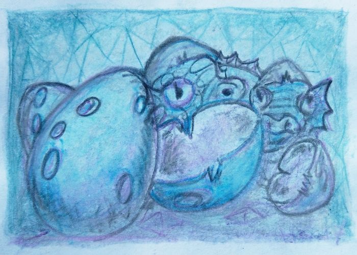 Dragon eggs by Harkalya Reveur