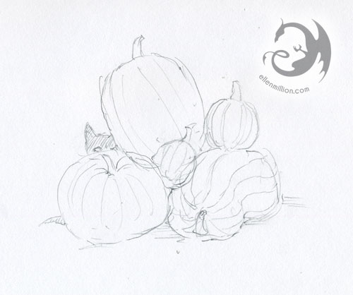 Pumpkin Kitty! by Ellen Million