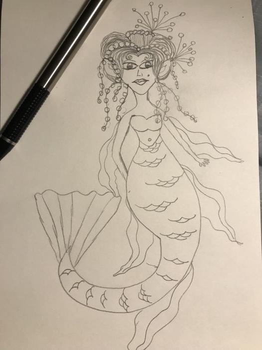 Asian mermaid ðŸ§œâ€â™€ï¸  by ElmaBree