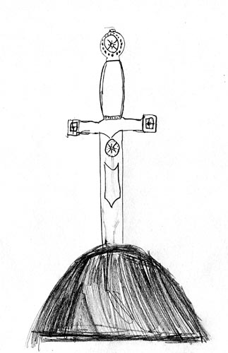 The sword in the stone by Ronja