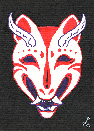 Oni Fox by Miss Harm