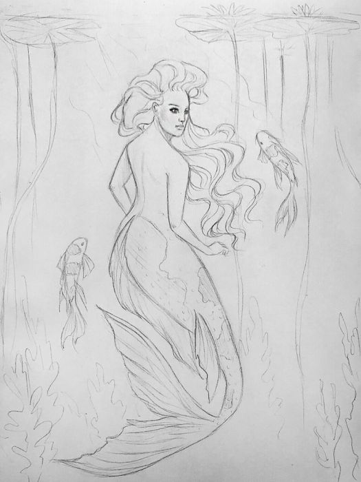 Koi Mermaid by Mandy R.
