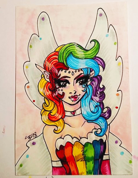 Colorful Fairy by Geeky Bat