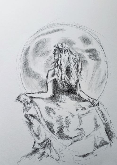 Moonlit Rose by Regina Mailloux