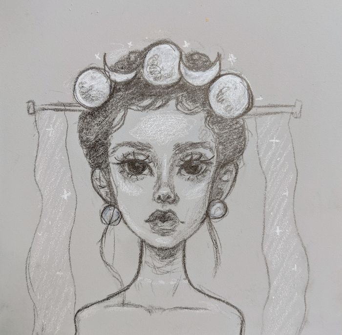 Crown of Moon and Stars by Jenna Wing-hu
