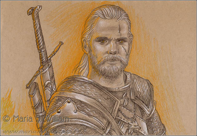 Geralt by Maria J. William