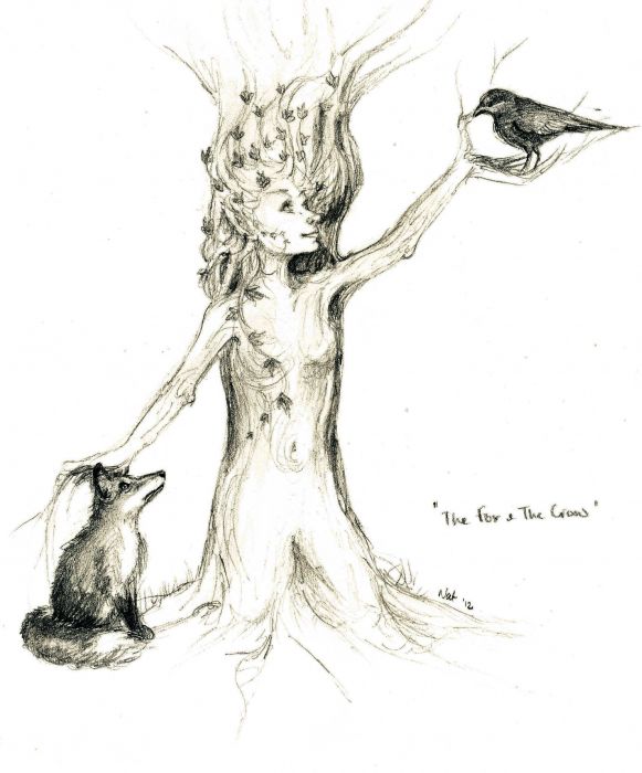 The Fox and the Crow by Natacha Chohra