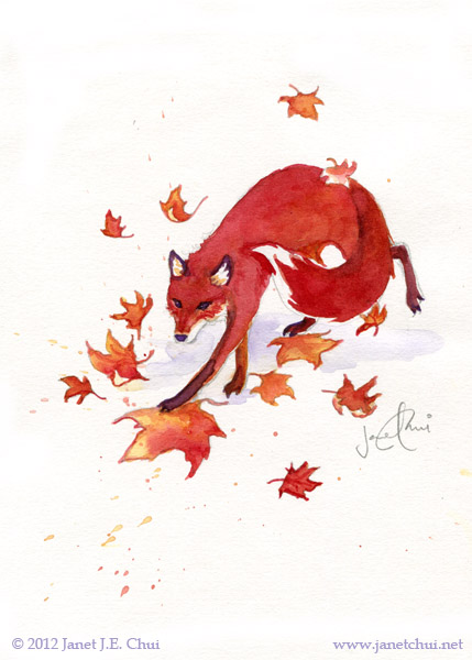 Autumn Fox by Janet Chui
