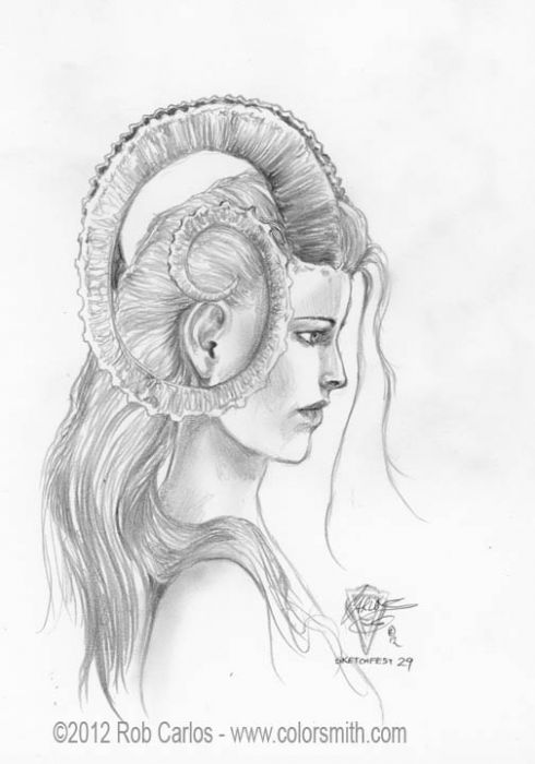 Horned Goddess by Rob Carlos