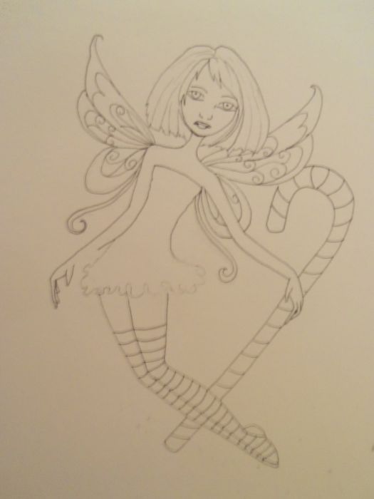 Candy Cane Fairy  by leanne wilson