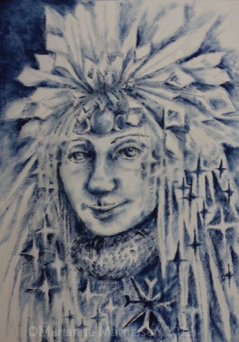 Winter Solstice Goddess by Marianne