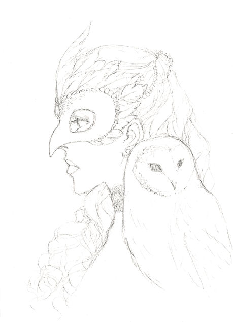 Owl Masquerade by Mitzi Sato-Wiuff