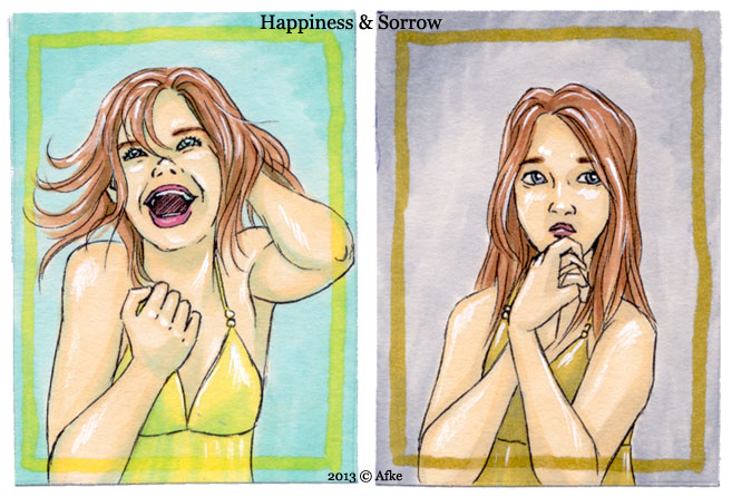 Happiness & Sorrow by Afke