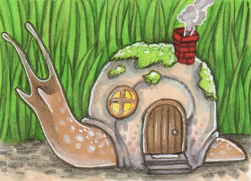 Snail Home by Vashley