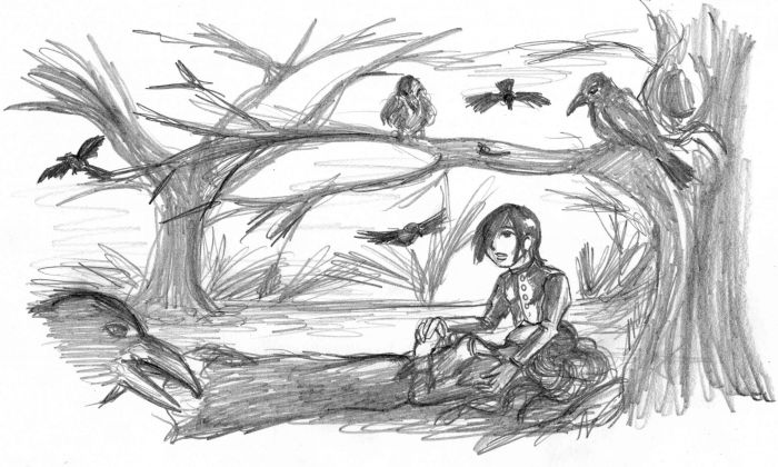 Field of Ravens  by Melanie Deinert  